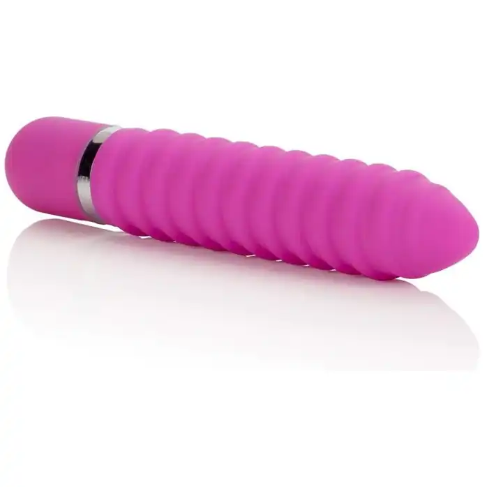 Розовый вибромассажер 10-Function Charisma Twisty - 19,75 см - Charisma. Фотография 3.