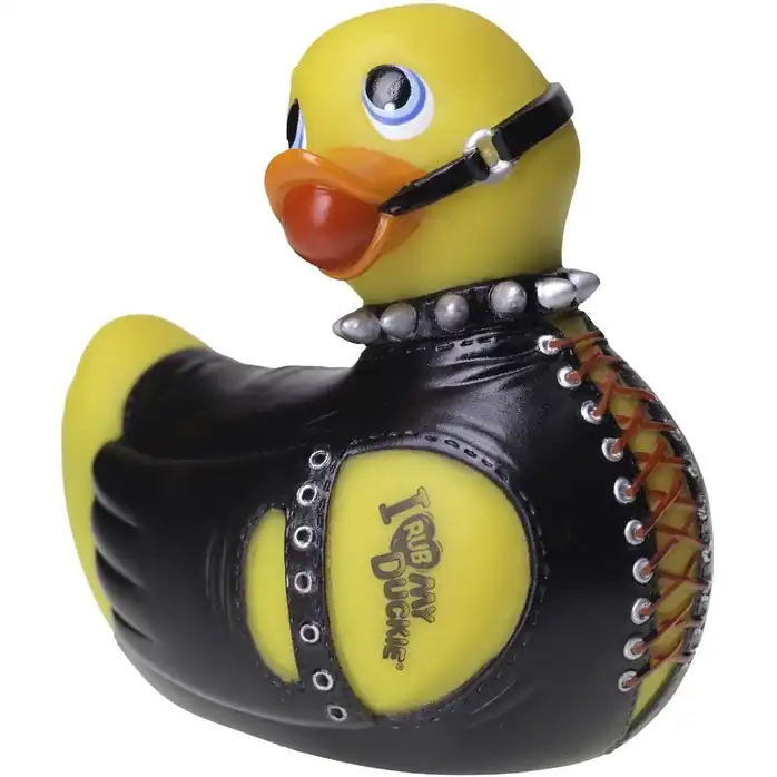 Утка-рабыня с вибрацией I Rub My Duckie Bondage Travel Size. Фотография 2.