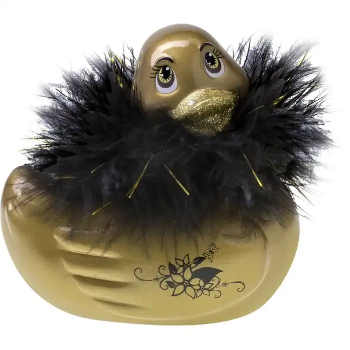 Золотистый массажер-уточка I Rub My Duckie Paris Gold Travel Size
