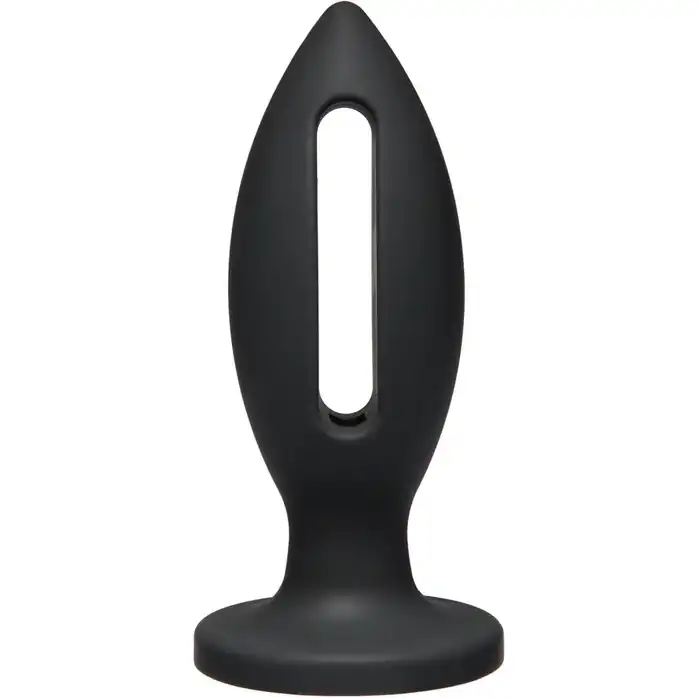 Чёрная анальная пробка Kink Wet Works Lube Luge Premium Silicone Plug 5 - 12,7 см - Kink