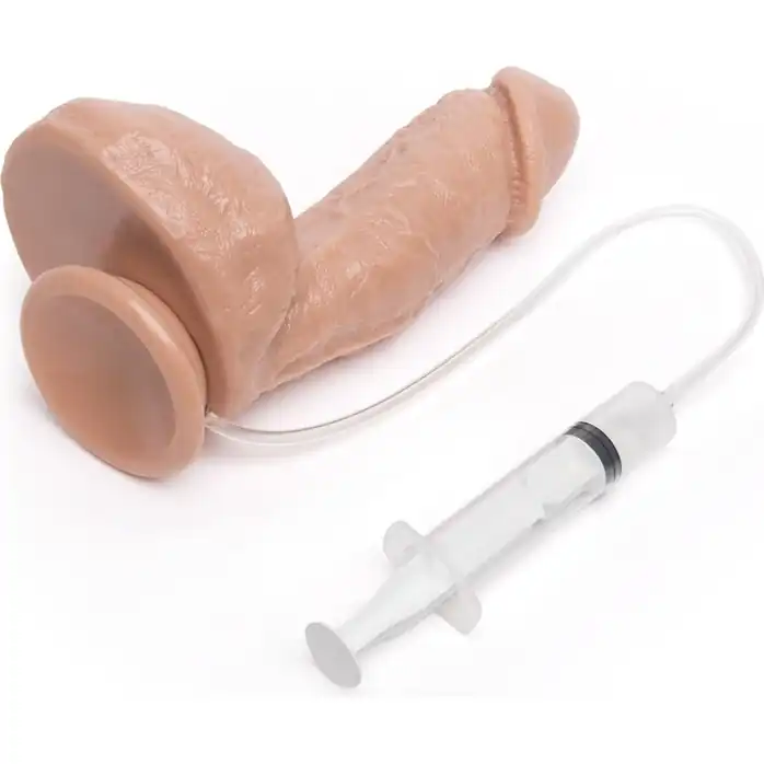 Фаллоимитатор с имитацией семяизвержения The Amazing Squirting Realistic Cock - 18,8 см - The Realistic Cock. Фотография 6.