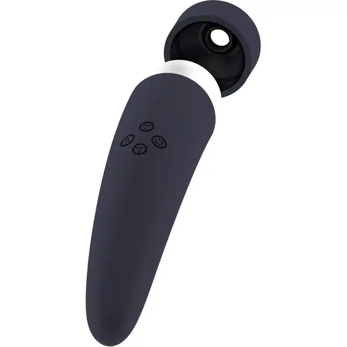 Чёрный вакуумный клиторальный вибромассажер Personal vibrator HIKY - Hiky. Фотография 5.