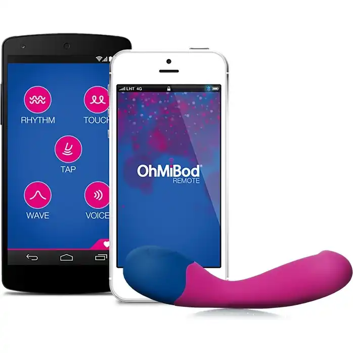 Хай-тек вибромассажёр со смарт-управлением BlueMotion App Controlled NEX 2 - 16,5 см