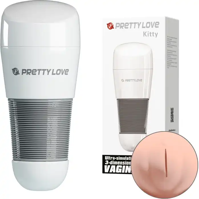 Мега-мастурбатор Kitty без вибрации - Pretty Love