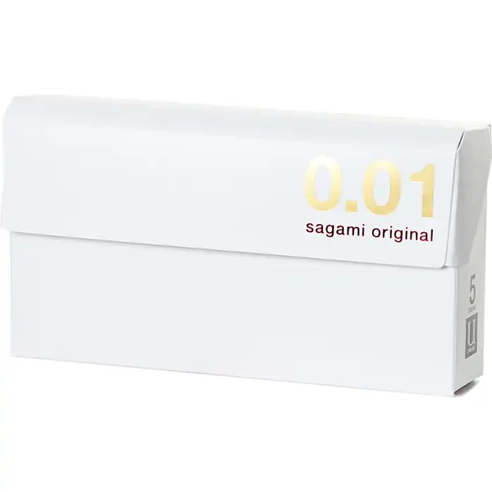 Супер тонкие презервативы Sagami Original 0.01 - 5 шт - Sagami Original