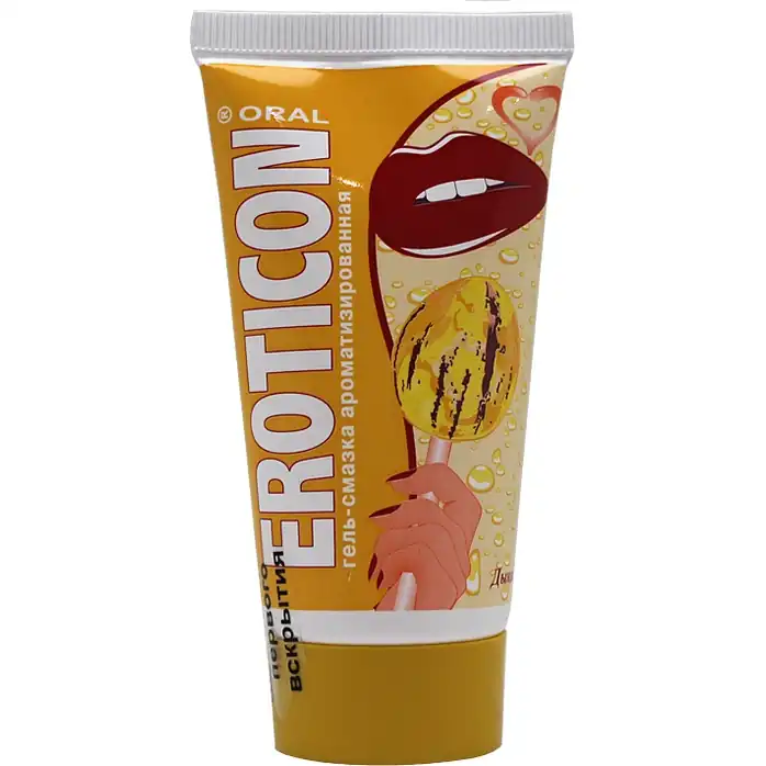 Гель-смазка с ароматом дыни Eroticon - 50 мл - Eroticon lubricants
