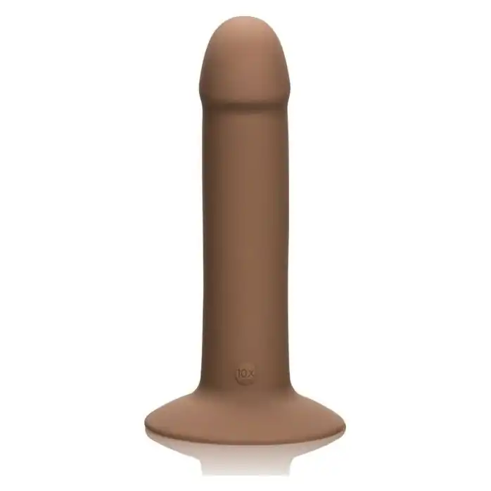 Бежевый вибромассажёр с присоской LUXE Touch-Sensitive Vibrator - 16,5 см - Luxe