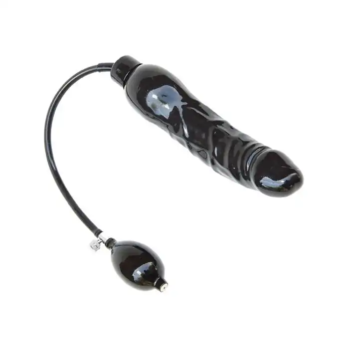 Раздувающийся толстый фаллоимитатор Inflatable Dildo XL - 23 см