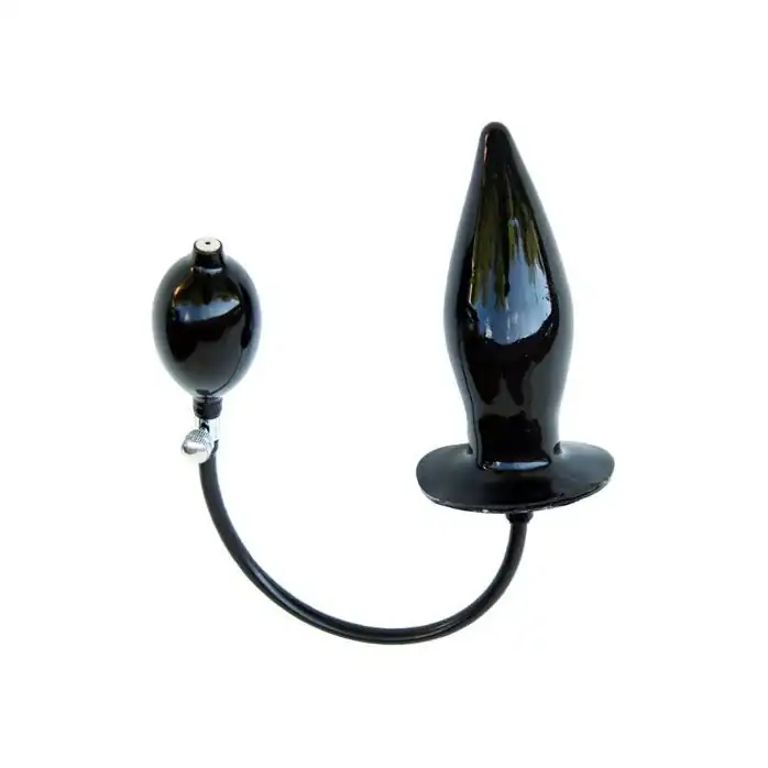 Надувная анальная пробка Inflatable Butt Plug XL - 14 см