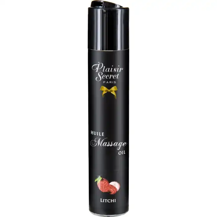Массажное масло с ароматом личи Huile de Massage Gourmande Litchi - 59 мл. Фотография 3.