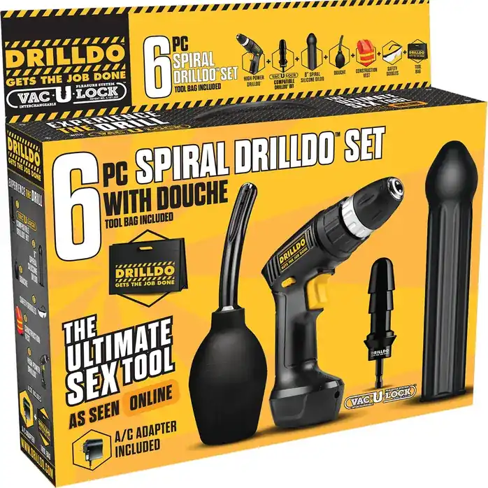 Секс-набор SPIRAL DRILLDO SET 6 PIECE