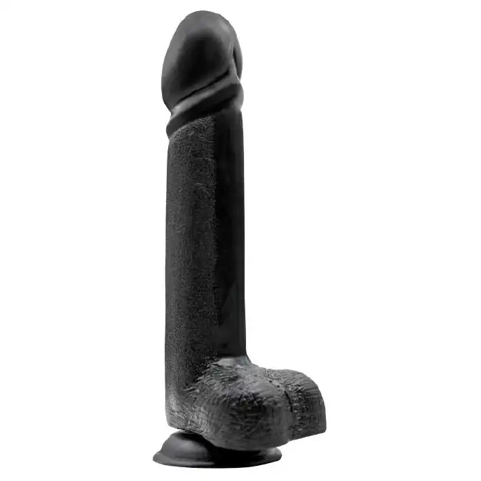 Чёрный анальный фаллоимитатор MENZSTUFF BLACK KNIGHT 10INCH BUTT PLUG - 25 см - MenzStuff