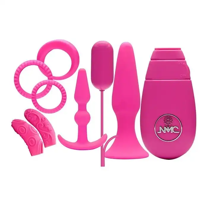 Розовый вибронабор FLIRTY KIT SET - Flirty Kit Set
