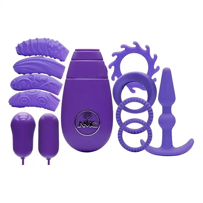 Фиолетовый вибронабор FLIRTY KIT SET - Flirty Kit Set