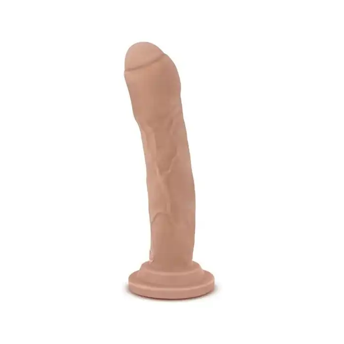 Телесный фаллоимитатор с полузакрытой головкой Foreplay - 19,8 см