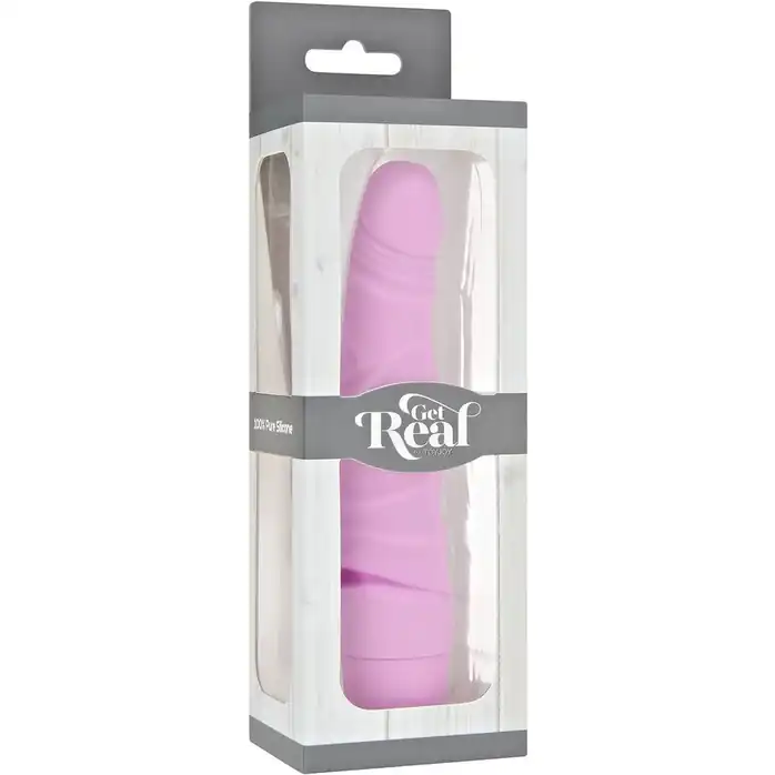 Мини-вибратор MINI CLASSIC SLIM VIBRATOR - 16 см - Get Real. Фотография 2.