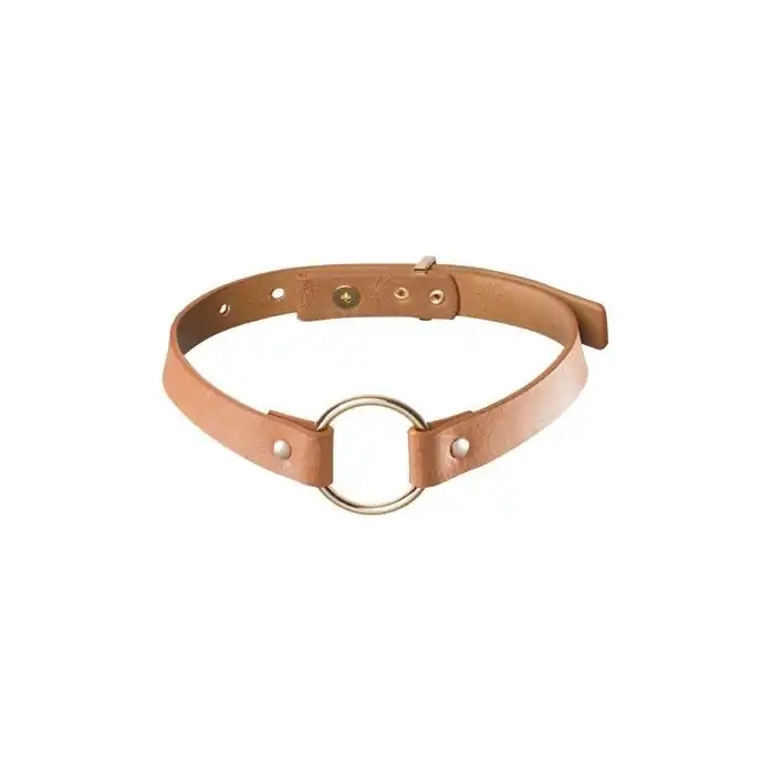 Коричневый чокер Maze Single Choker. Фотография 2.