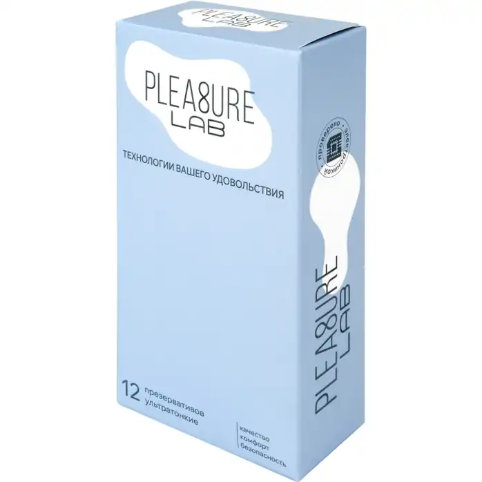 Ультратонкие презервативы Pleasure Lab - 12 шт. Фотография 3.