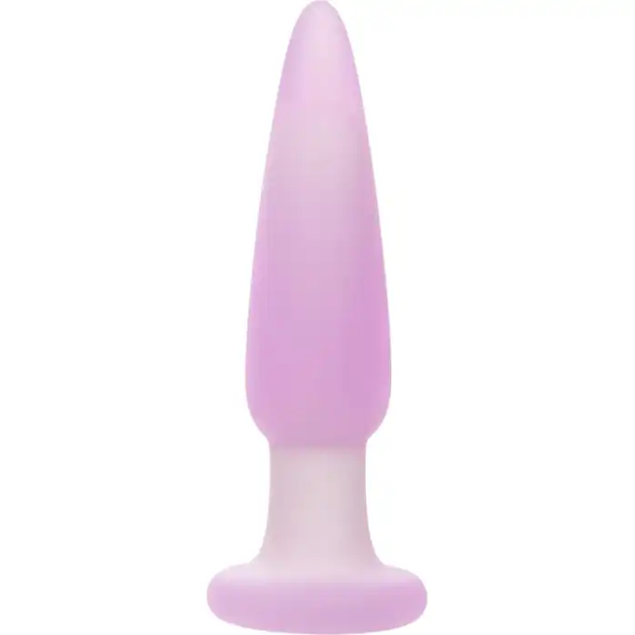 Сиреневая анальная пробка Slender Probe с вибрацией - 11,5 см - Lavender Haze