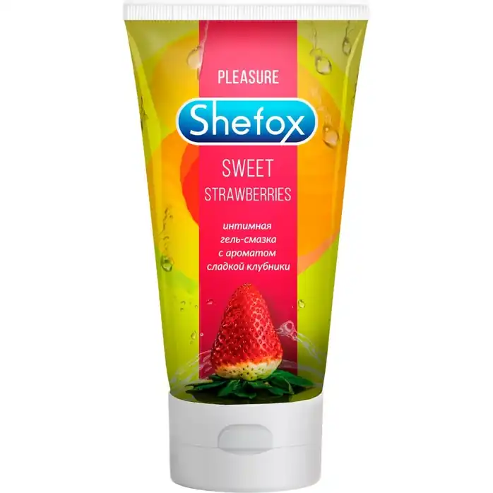 Интимная гель-смазка Shefox «Сладкая клубника» - 50 мл