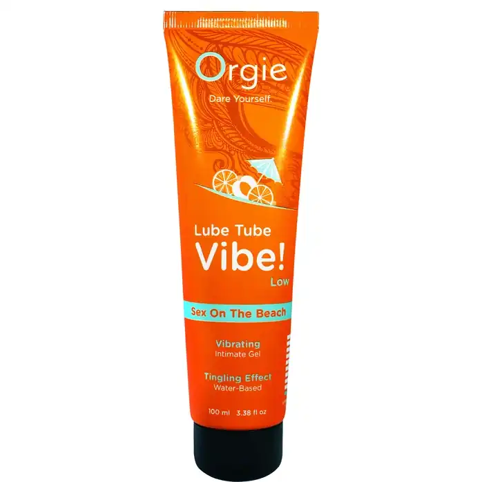 Гель с эффектом вибрации Lube Tube Vibe Low Sex On The Beach - 100 мл