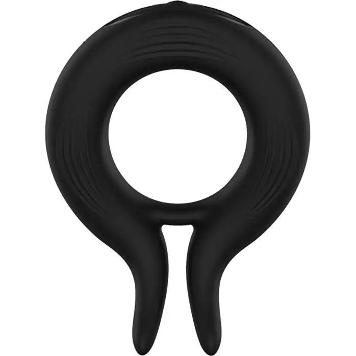 Черное эрекционное кольцо Marry Me Rechargeable Vibrating Cockring - Wooomy