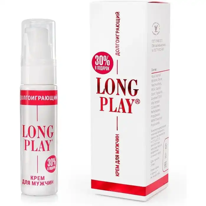 Пролонгирующий крем для мужчин Long Play - 20 гр - Пролонгаторы