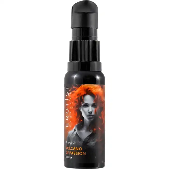 Гель с эффектом вибрации Volcano Of Passion со вкусом вишни - 25 мл