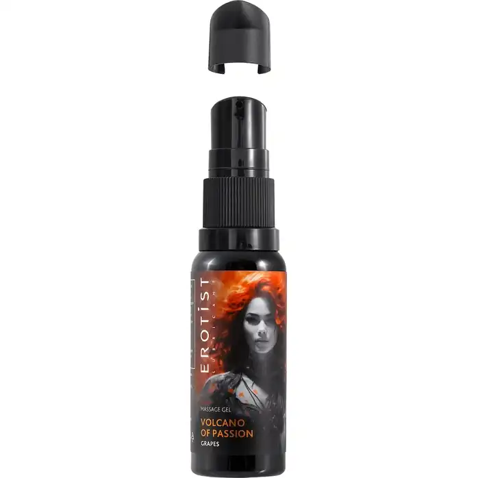 Гель с эффектом вибрации Volcano Of Passion со вкусом винограда - 25 мл. Фотография 4.