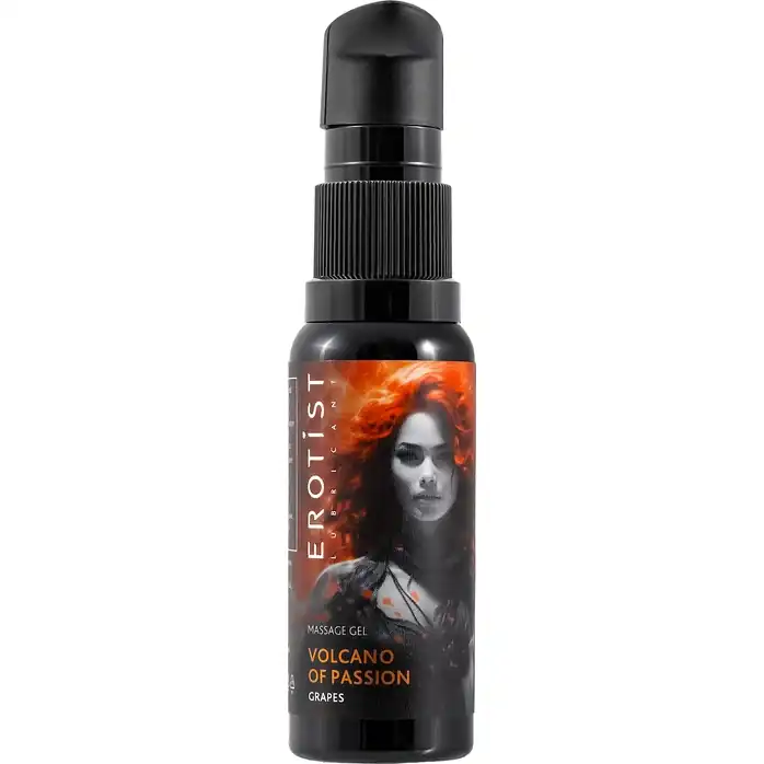 Гель с эффектом вибрации Volcano Of Passion со вкусом винограда - 25 мл