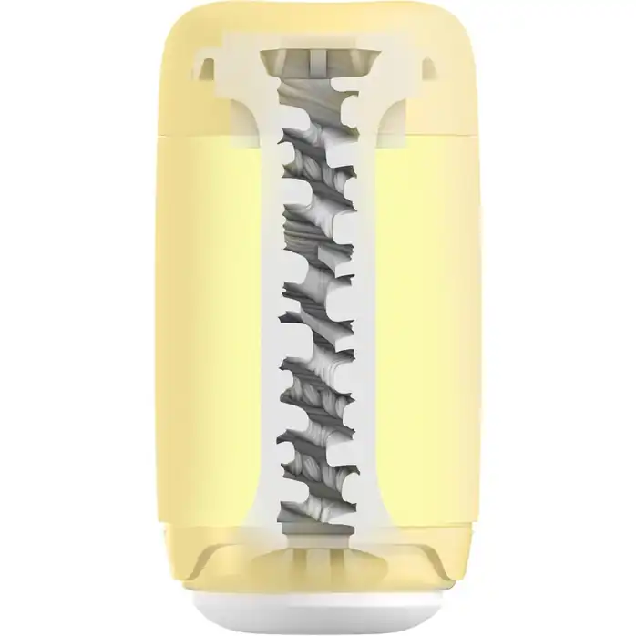 Желтый мастурбатор Tenga Puffy - Tenga Puffy. Фотография 2.