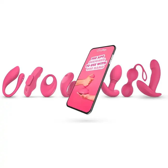 Розовый интерактивный вибростимулятор в трусики Zara - EasyConnect. Фотография 8.