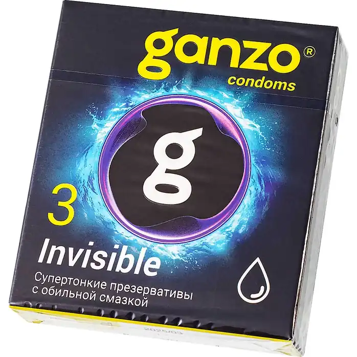 Супертонкие презервативы Ganzo Invisible - 3 шт. Фотография 3.