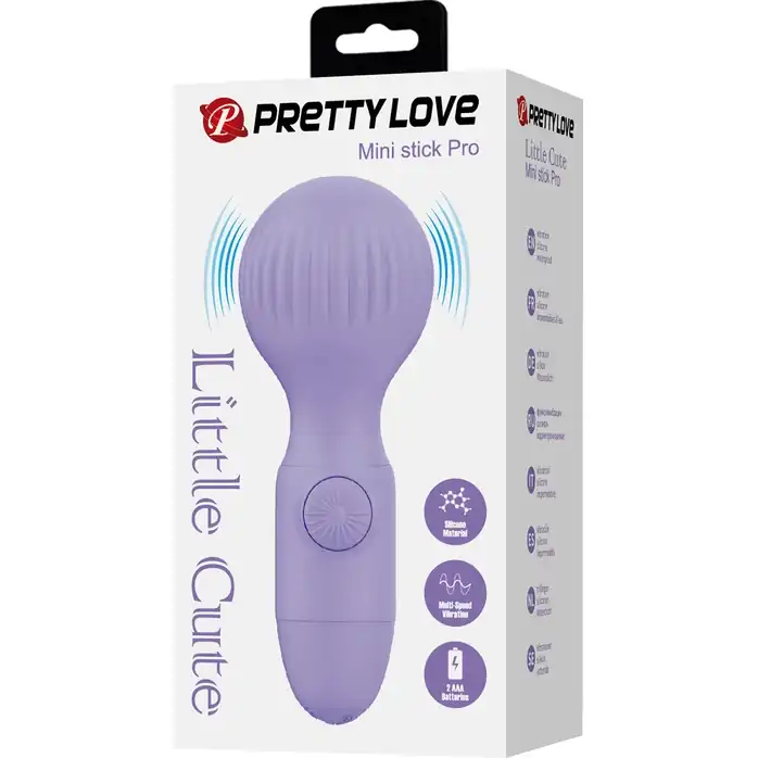 Сиреневый мини-вибратор Mini Stick Pro - Pretty Love. Фотография 10.