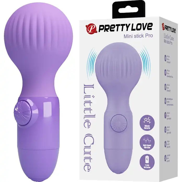 Сиреневый мини-вибратор Mini Stick Pro - Pretty Love