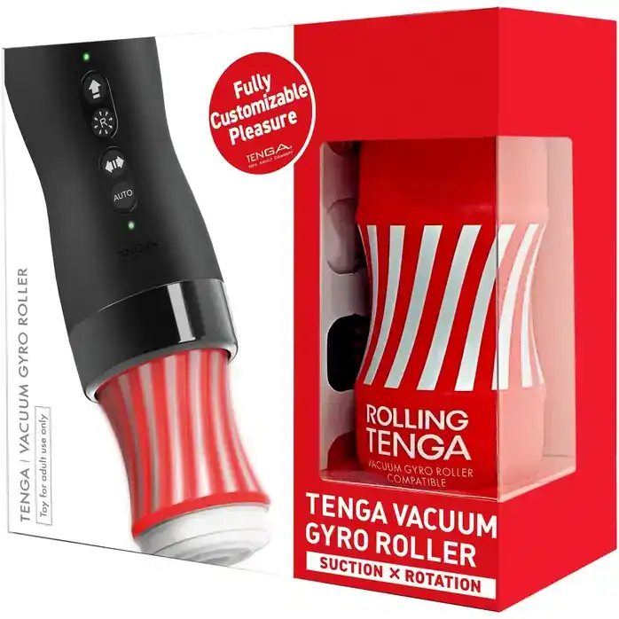 Набор Tenga Vacuum Gyro Roller 3s: мастурбатор и устройство для вращения и создания вакуума