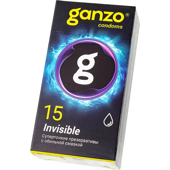 Супертонкие презервативы Ganzo Invisible - 15 шт. Фотография 3.