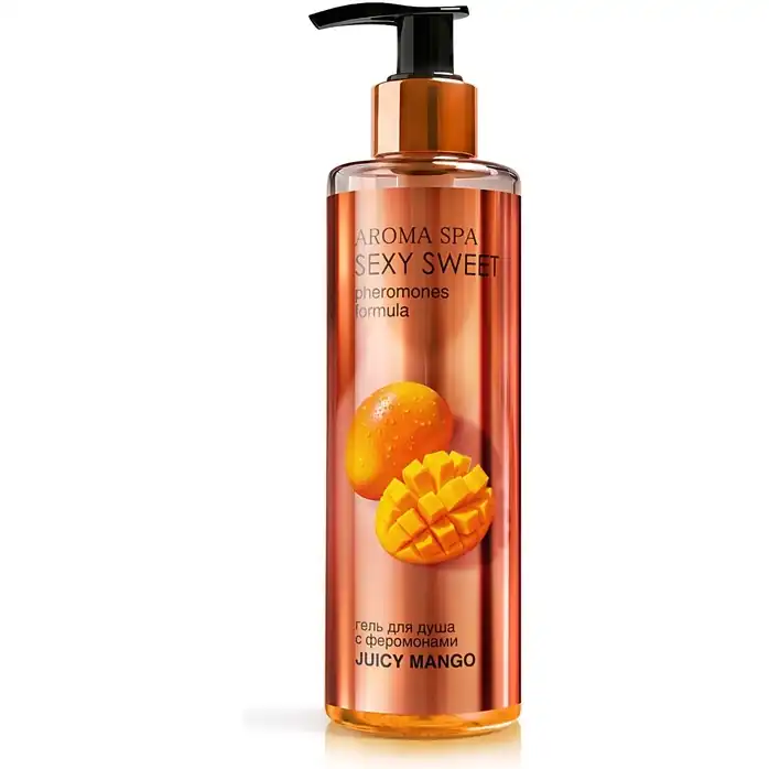 Гель для душа с феромонами и ароматом манго Juicy Mango - 200 мл - Серия Sexy Sweet