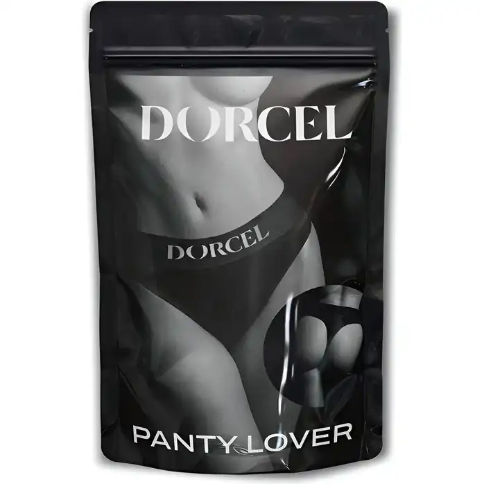 Черные трусики для ношения клиторального стимулятора Panty Lover - size M. Фотография 5.