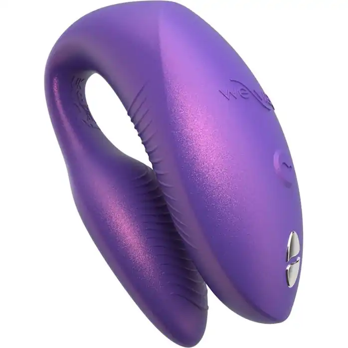 Фиолетовый вибратор для пар We-Vibe Chorus Pro. Фотография 3.