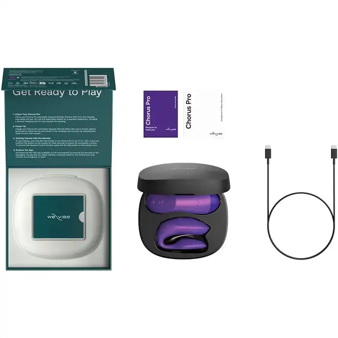 Фиолетовый вибратор для пар We-Vibe Chorus Pro. Фотография 8.