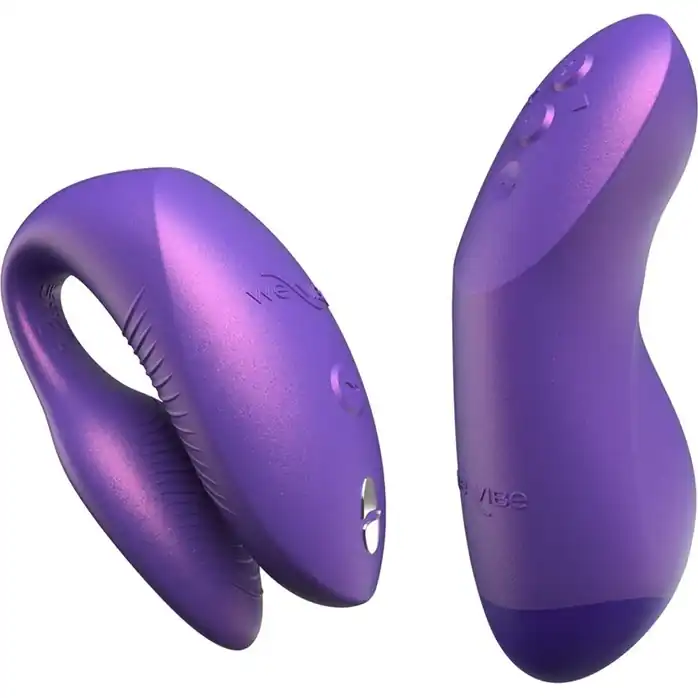 Фиолетовый вибратор для пар We-Vibe Chorus Pro