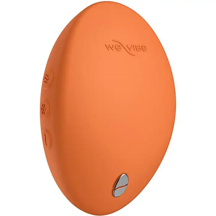 Оранжевый вибратор We-Vibe Temp для температурных игр