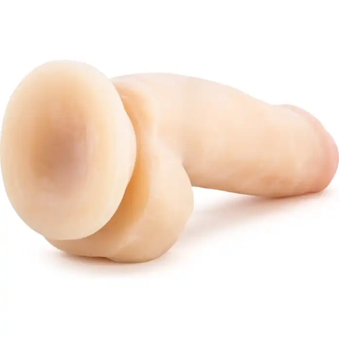 Телесный фаллоимитатор 7 Inch Sensa Feel Fat Boy - 17,7 см - Au Naturel. Фотография 4.