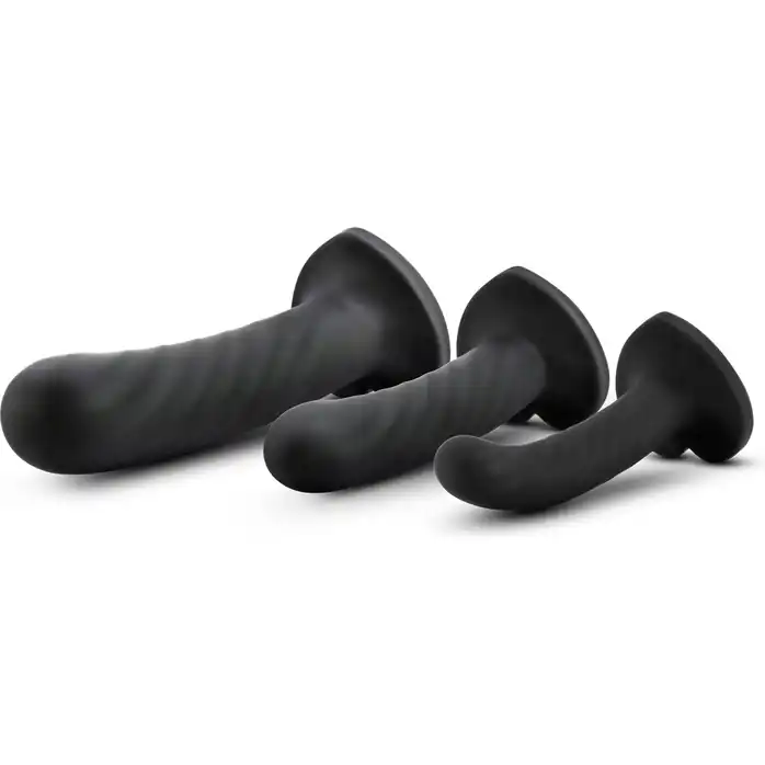 Набор из 3 стимуляторов со спиралевидным рельефом Twist Kit - Temptasia. Фотография 4.