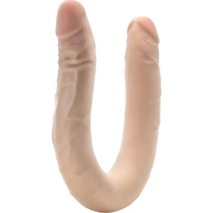 Телесный двусторонний фаллоимитатор 16.5 Inch Double Dong - 41,9 см - Dr. Skin Plus