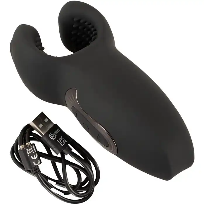 Мужской вибратор-стимулятор Man Wand with Vibration and Moving Wings - Rebel. Фотография 10.