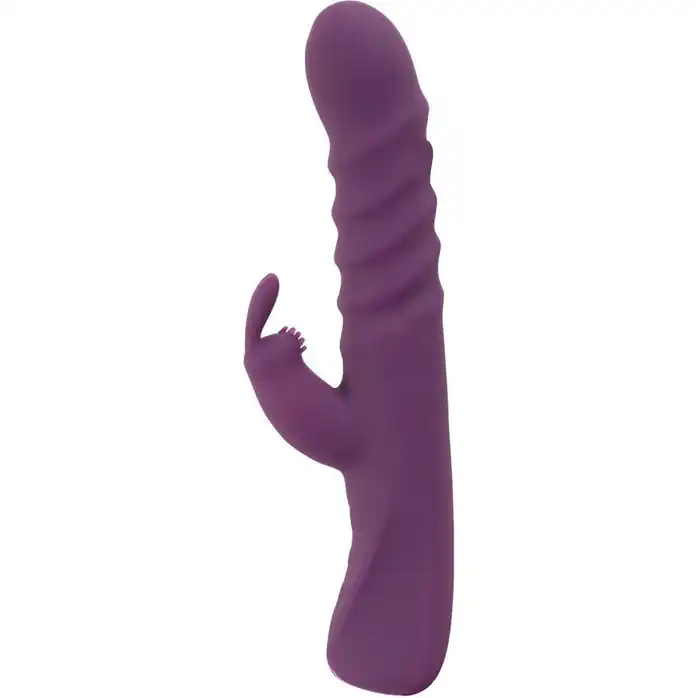 Фиолетовый вибратор-кролик 2 Function Rabbit Vibrator - 23,7 см - JAVIDA. Фотография 4.