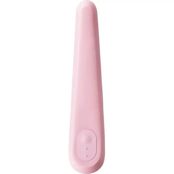 Нежно-розовый вибратор iroha Fit Mikazuki Nadeshiko - 17,7 см - IROHA Vibrators. Фотография 2.