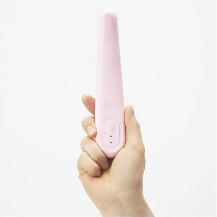Нежно-розовый вибратор iroha Fit Mikazuki Nadeshiko - 17,7 см - IROHA Vibrators. Фотография 7.